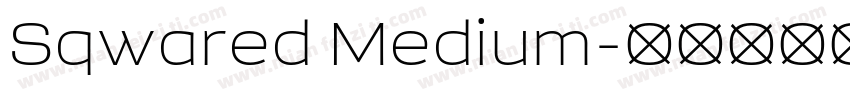 Sqwared Medium字体转换